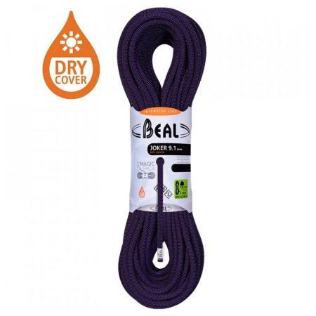 Lezecké lano Beal Joker 9,1 mm (80 m) Dry Cover