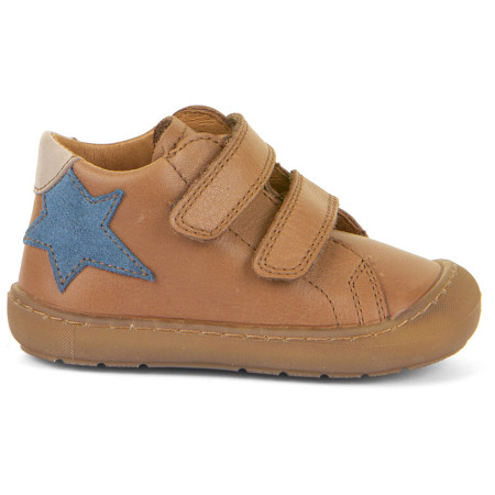 Dětské boty Froddo Ollie s star Cognac