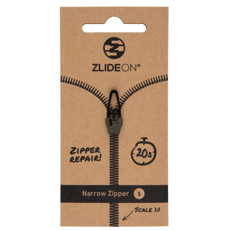 Náhradní zip ZlideOn Opravný jezdec pro úzké zipy - S