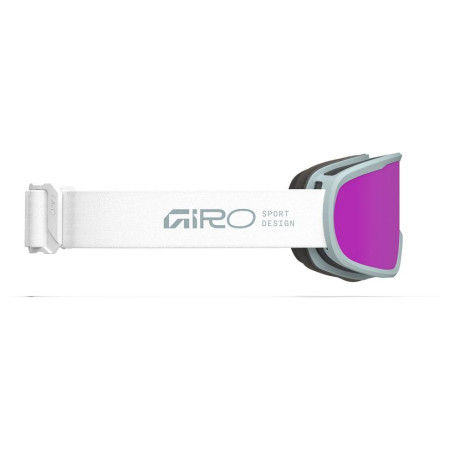 Lyžařské brýle Giro Roam White/Silver Stacked-Amber Pink/Yellow (2skla)