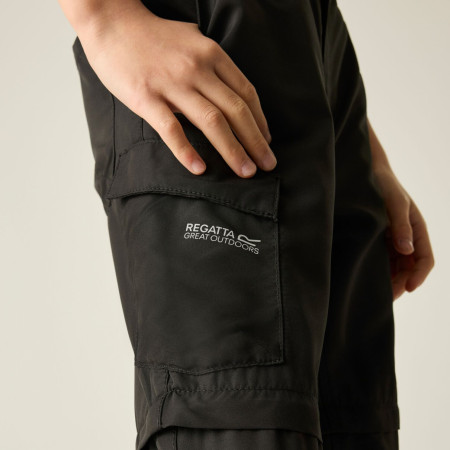 Dětské kalhoty Regatta Sorcer Z/O Trousers III Black