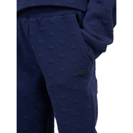 Dětské tepláky 4F Trousers Cas F1785 Navy