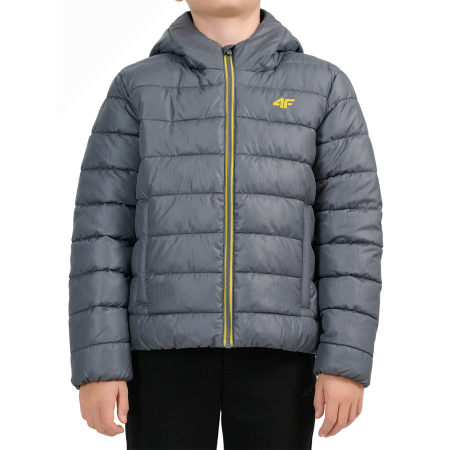 Dětská bunda 4F Down Jacket M0914 Dark Grey