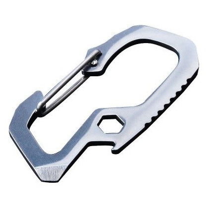 Munkees víceúčelová nerezová karabina