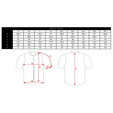 Pánský cyklistický dres Silvini Gallo