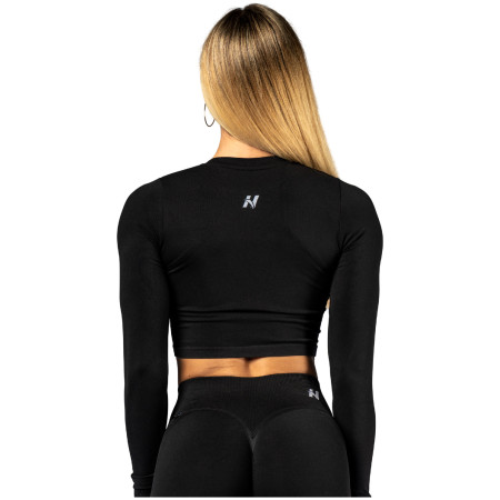 Dámský top Nebbia Seamless Long Sleeve Crop Top Power
