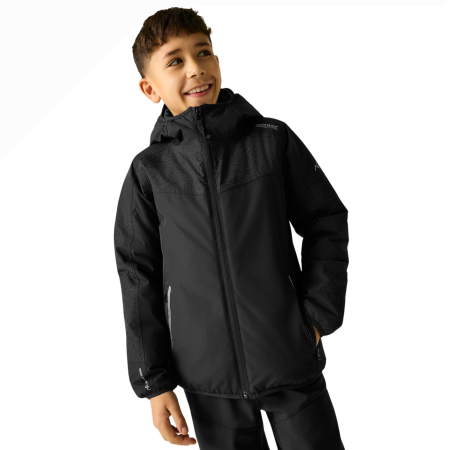 Dětská zimní bunda Regatta Illuma Reflective Jacket Black