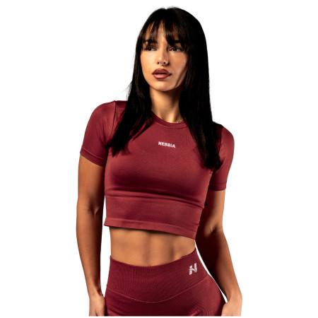 Dámský top Nebbia Seamless crop top with SS Power