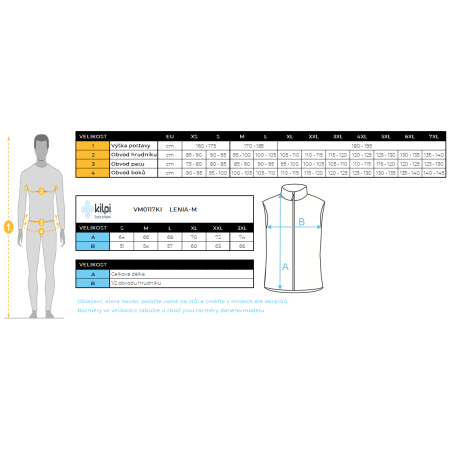 Pánská vesta Kilpi Lenia-M