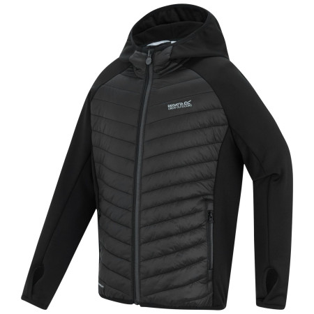 Dětská bunda Regatta Junior Andreson Hybrid Black/Sealgr