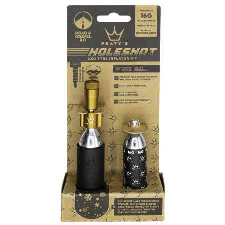 Pumpička Peaty´s Holeshot Co2 Pumpa + Bombičky 2 Ks - Road & Gravel