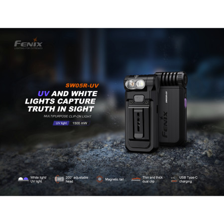 Kapesní baterka Fenix SW05R-UV