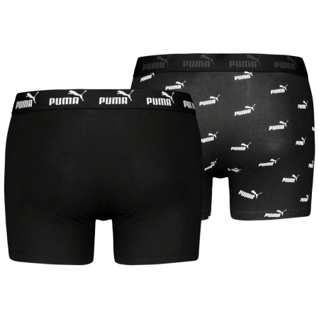 Pánské boxerky Puma Elements Logo Print Boxers 2P