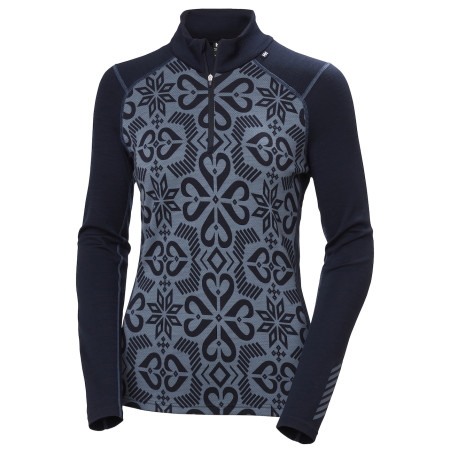 Dámské funkční triko Helly Hansen W Lifa Merino Midw Gra 1/2 Zip