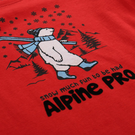 Dětské triko Alpine Pro Ecco 2 Red