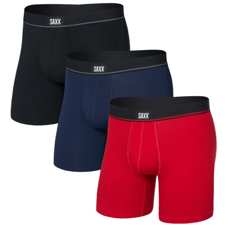 Pánské boxerky Saxx Essential Cotton Boxer Brief Fly 3Pk