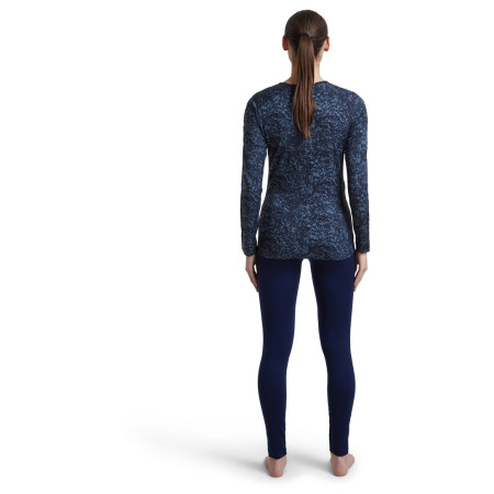 Dámské funkční triko Icebreaker Women M 200 Oasis LS Crewe Moss BloomAOP