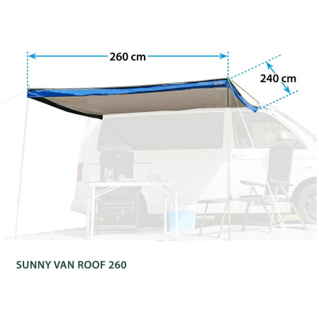 Sluneční stříška Brunner Sunny Van Roof 260