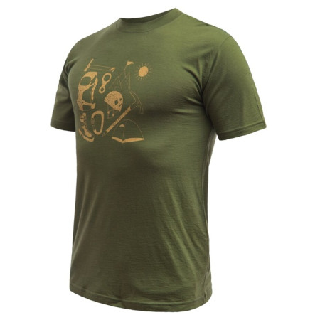 Pánské funkční triko Sensor Merino Active Hiking