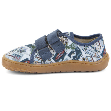 Dětské tenisky Froddo Barefoot canvas Light Blue