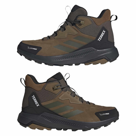 Pánské turistické boty Adidas Terrex Anylander Leather Mid Climaproof