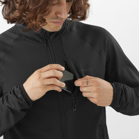 Pánská mikina Salomon Essential Lightwarm FZ M