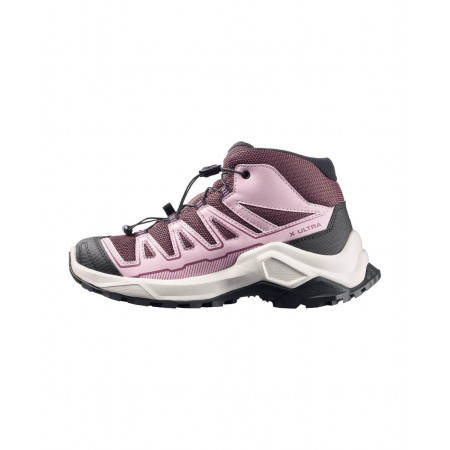 Dětské boty Salomon X Ultra Mid Gtx J Huckleberry-Dawn Pink-Concord Grape
