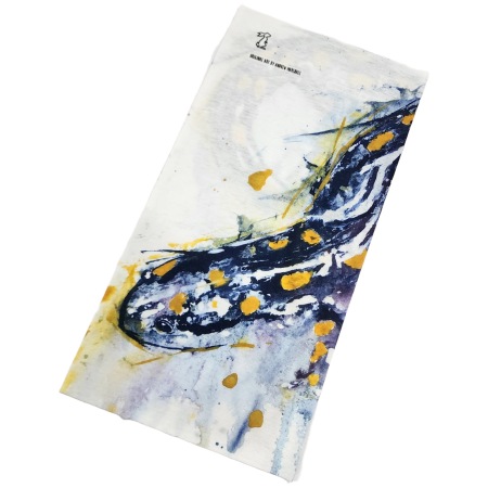 Multifunkční šátek High Tail Designs Hiking Gaiter Spotted Salamander