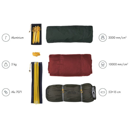 Ultralehký stan Warg Litio 2