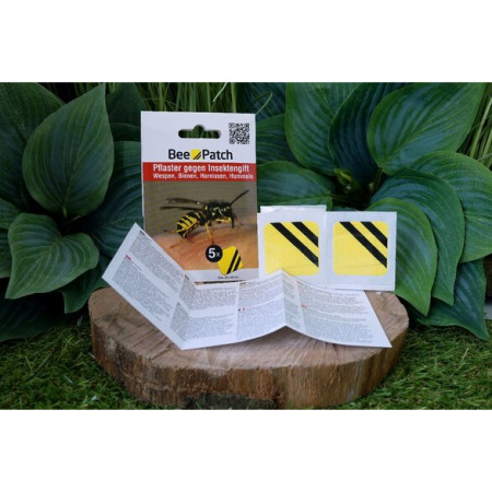 Samolepící náplasti Bee Patch k ošetření včelího / vosího bodnutí