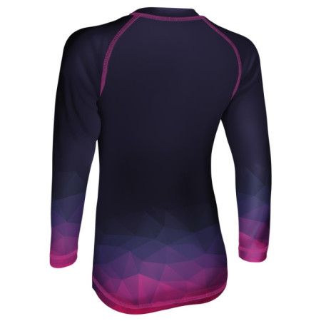 Dětské funkční triko WAMU Mozaika purple