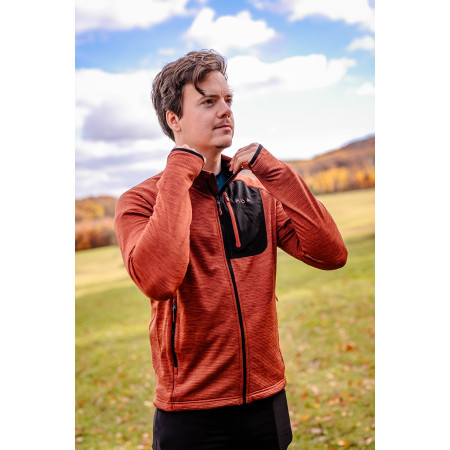 Pánská mikina MOOA Nyore Grid 220