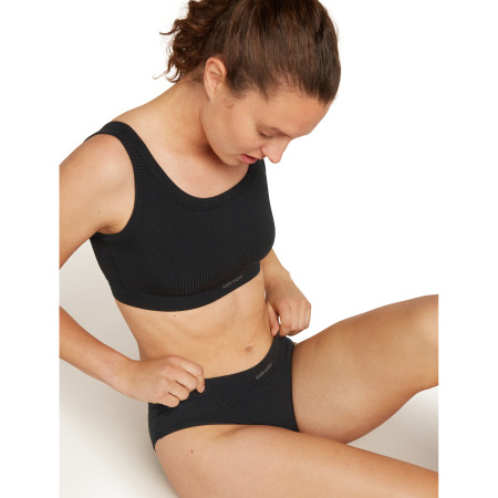 Dámské funkční kalhotky Icebreaker W Mer Rib Lotus Hipster