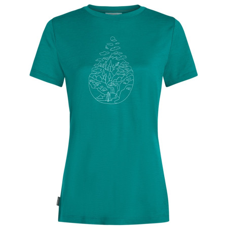 Dámské triko Icebreaker Women Merino 150 Tech Lite SS Tee Hike Path