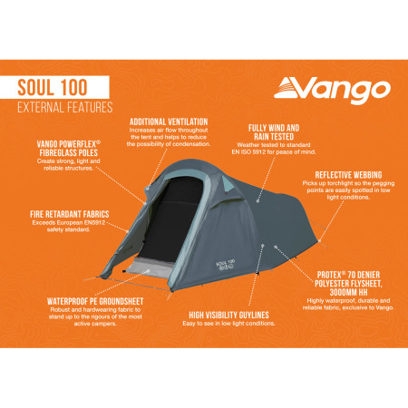 Turistický stan Vango Soul 100