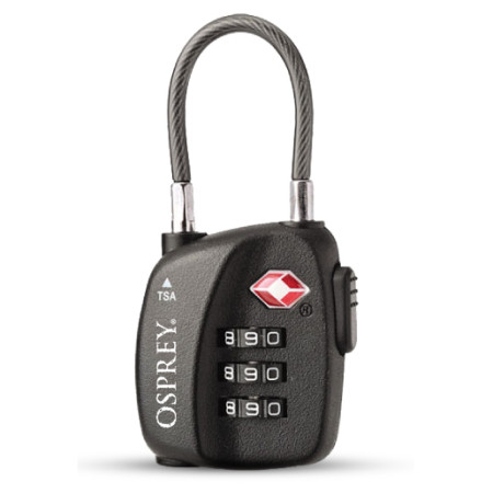 Zámek Osprey Tsa 3 Dial Cable Lock