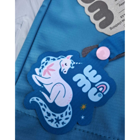 Dětské softshellové kalhoty WAMU Jednorožci