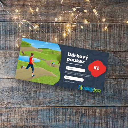 Voucher 4camping Elektronický dárkový poukaz