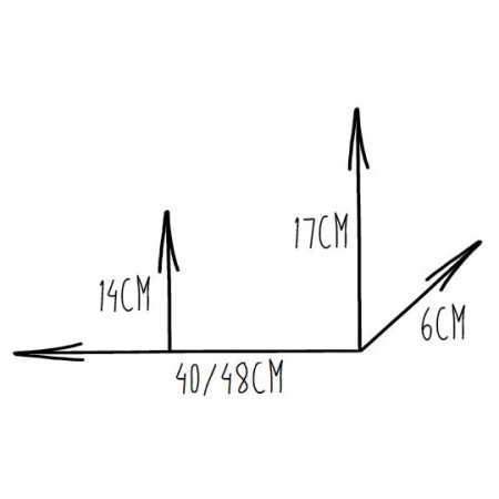 Brašna na rám Acepac Zip frame bag M