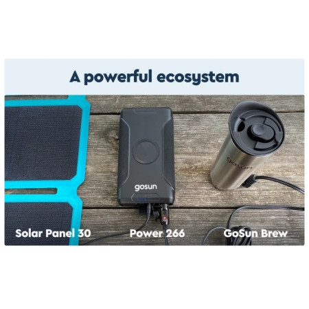 Termoska GoSun Brew 12 V a kávovar French Press