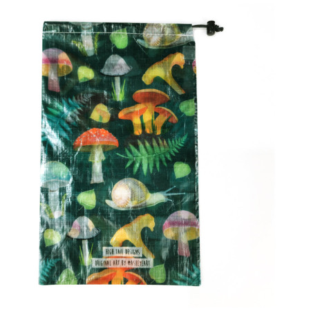 Obal High Tail Designs Drawstring Stuff Sack Forest Mushroom