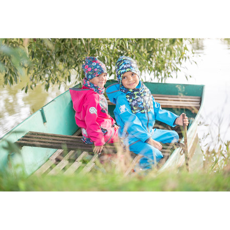 Dětská softshellová bunda s fleecem Unuo vzor