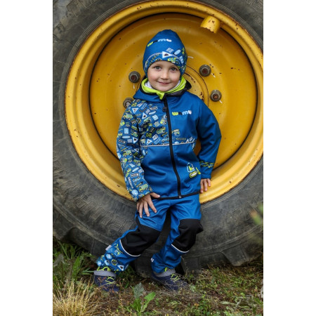 Dětské softshellové kalhoty WAMU Bagr