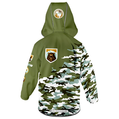 Dětská softshellová bunda WAMU Khaki