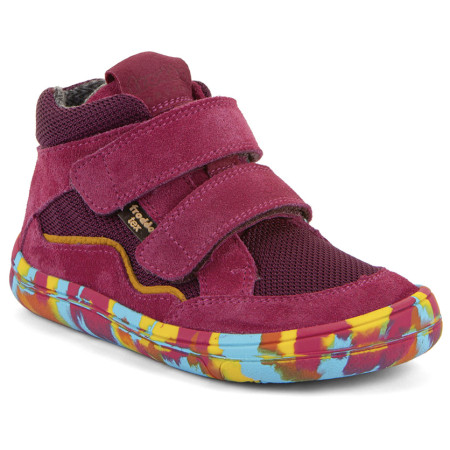 Dětské celoroční barefoot boty Froddo Barefoot Tex Fun Autumn Fuxia