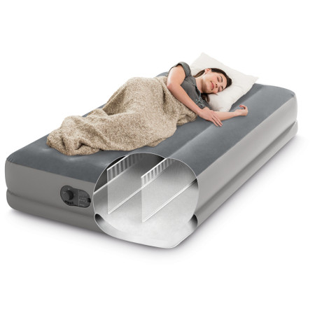 Nafukovací matrace Intex Twin Dura-Beam Prestige Mid-Rise USB Pump