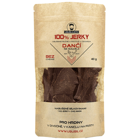 Jerky Usušil & Syn Daňčí se šalvějí 40 g