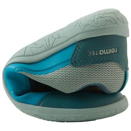 Dětské barefoot boty Reima Tallustelu Stone Green