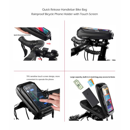 Vodotěsné pouzdro Swissten WATERPROOF BIKE HOLDER