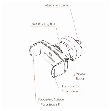 Držák do auta Swissten S-Grip AV-2